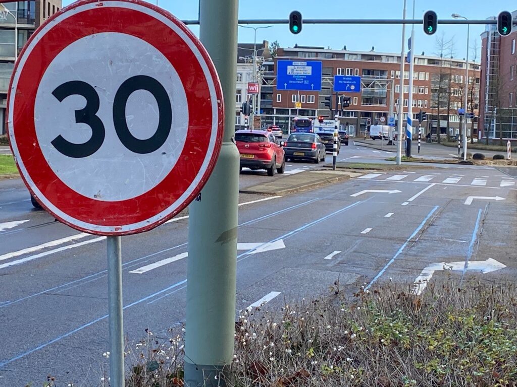 30 km/u op de singel