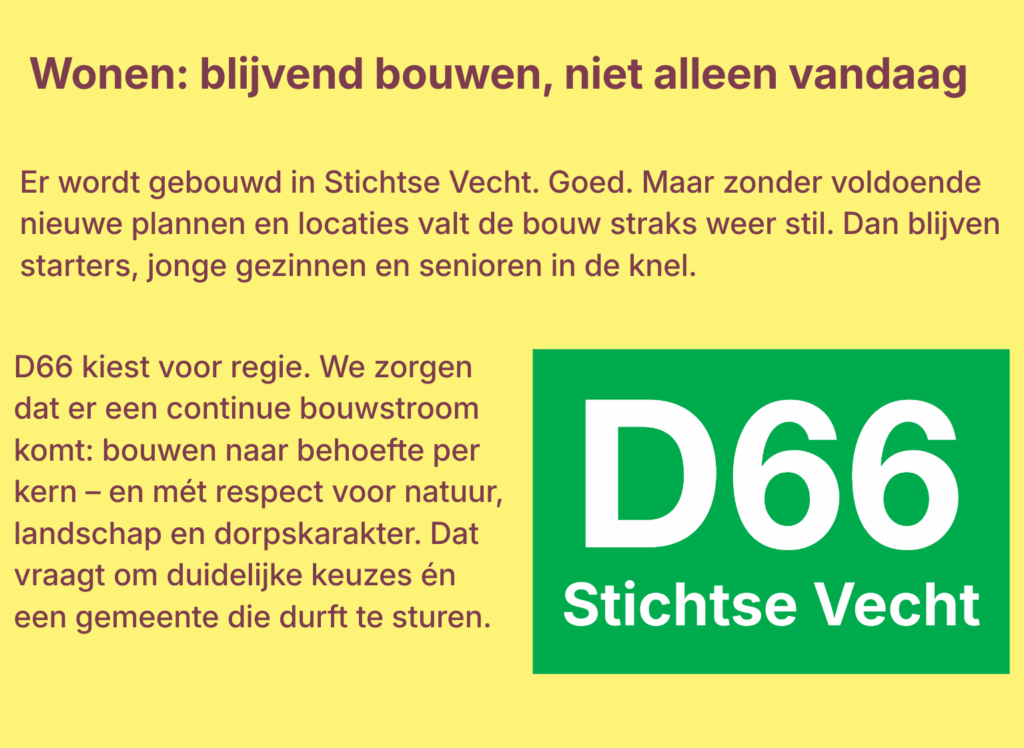 Advertentie Stichtse Vecht GR 2026