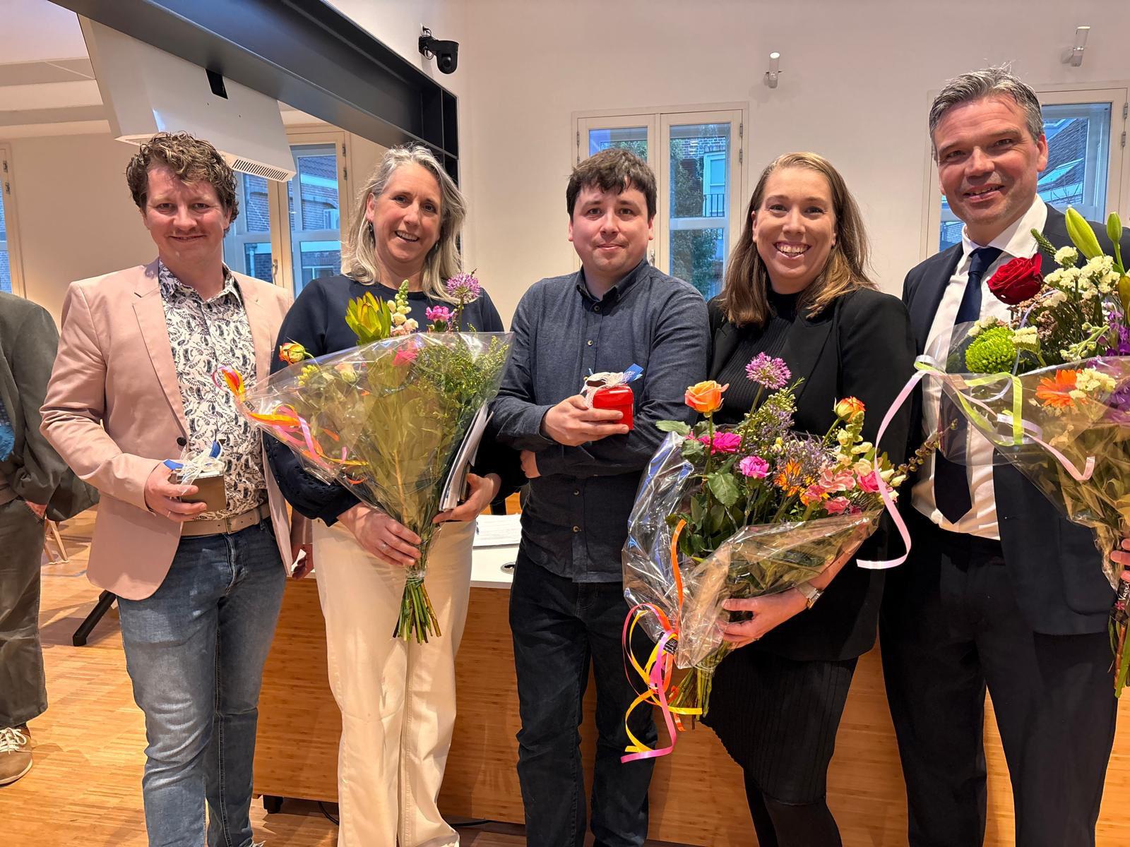 De nieuwe fractie van D66 Stichtse Vecht voor de raadsperiode 2026-2030