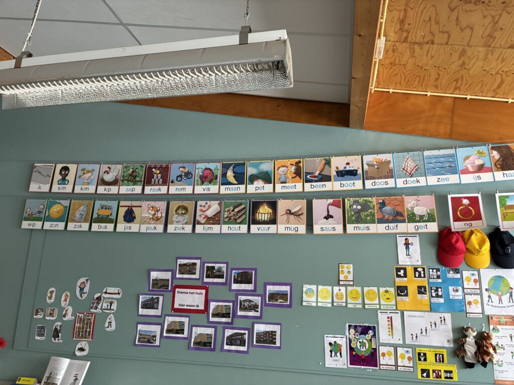 Lesmateriaal op basisschool de Horizon.