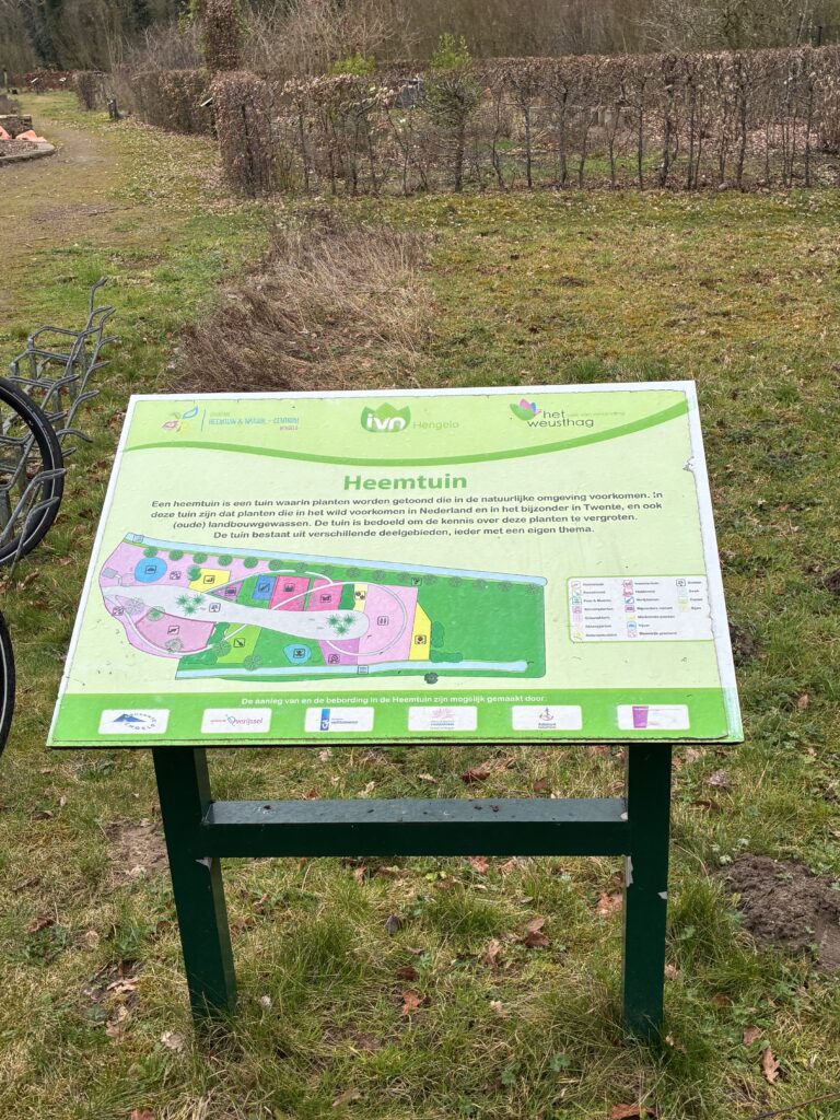 Plattegrond Heemtuin IVN Hengelo