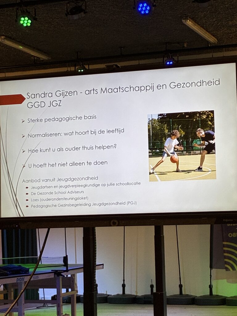 Informatie van jeugdarts Sandra Gijsen.