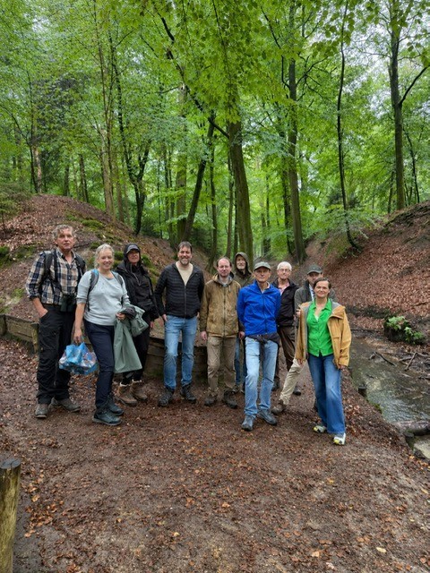 groep wandelaars in Beekhuizen