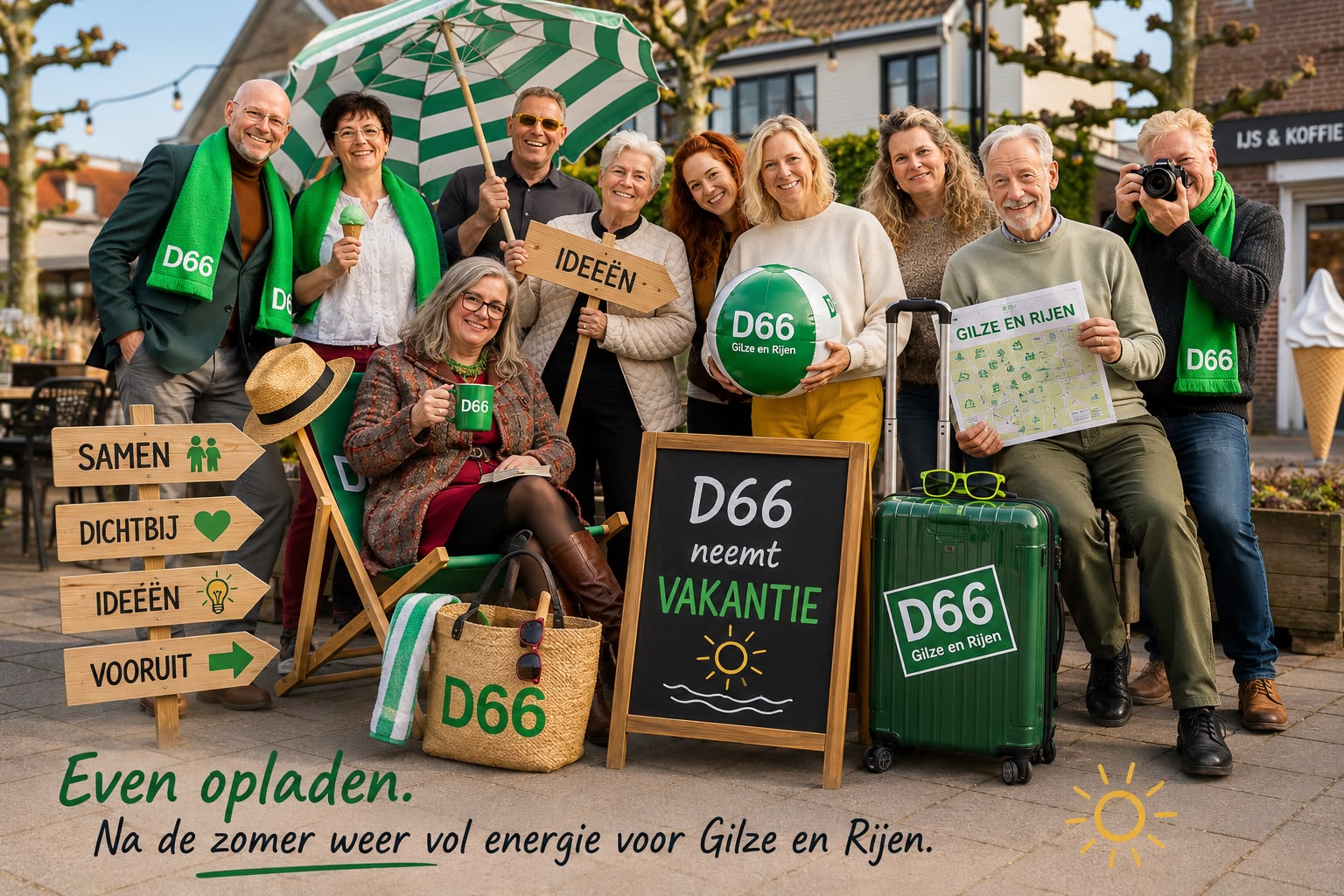 D66 Gilze en Rijen — D66 luistert verder dan de raadzaal