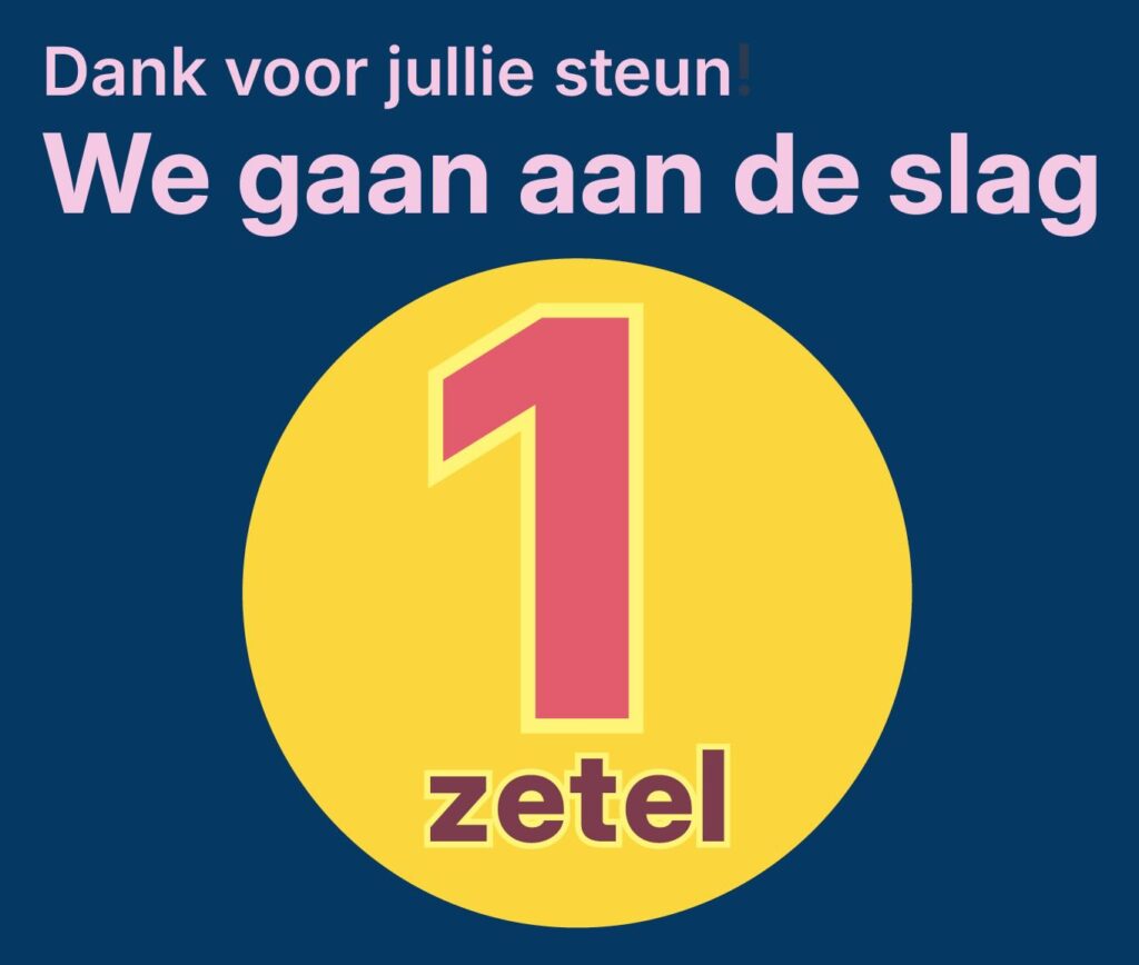 Eén zetel