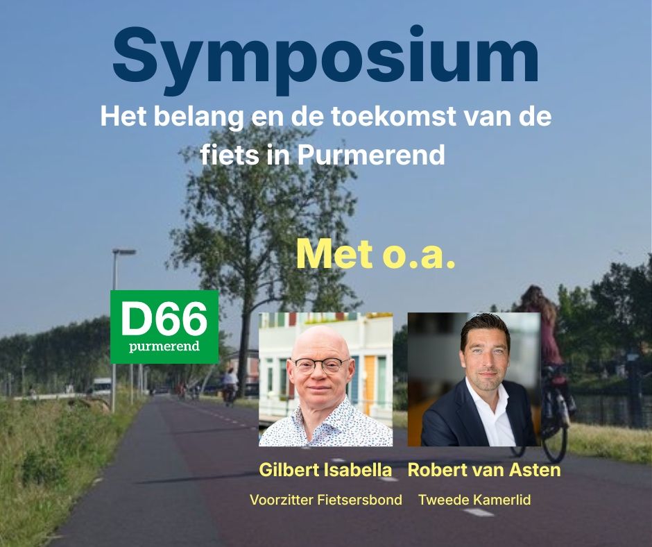 Symposium fietsen in Purmerend