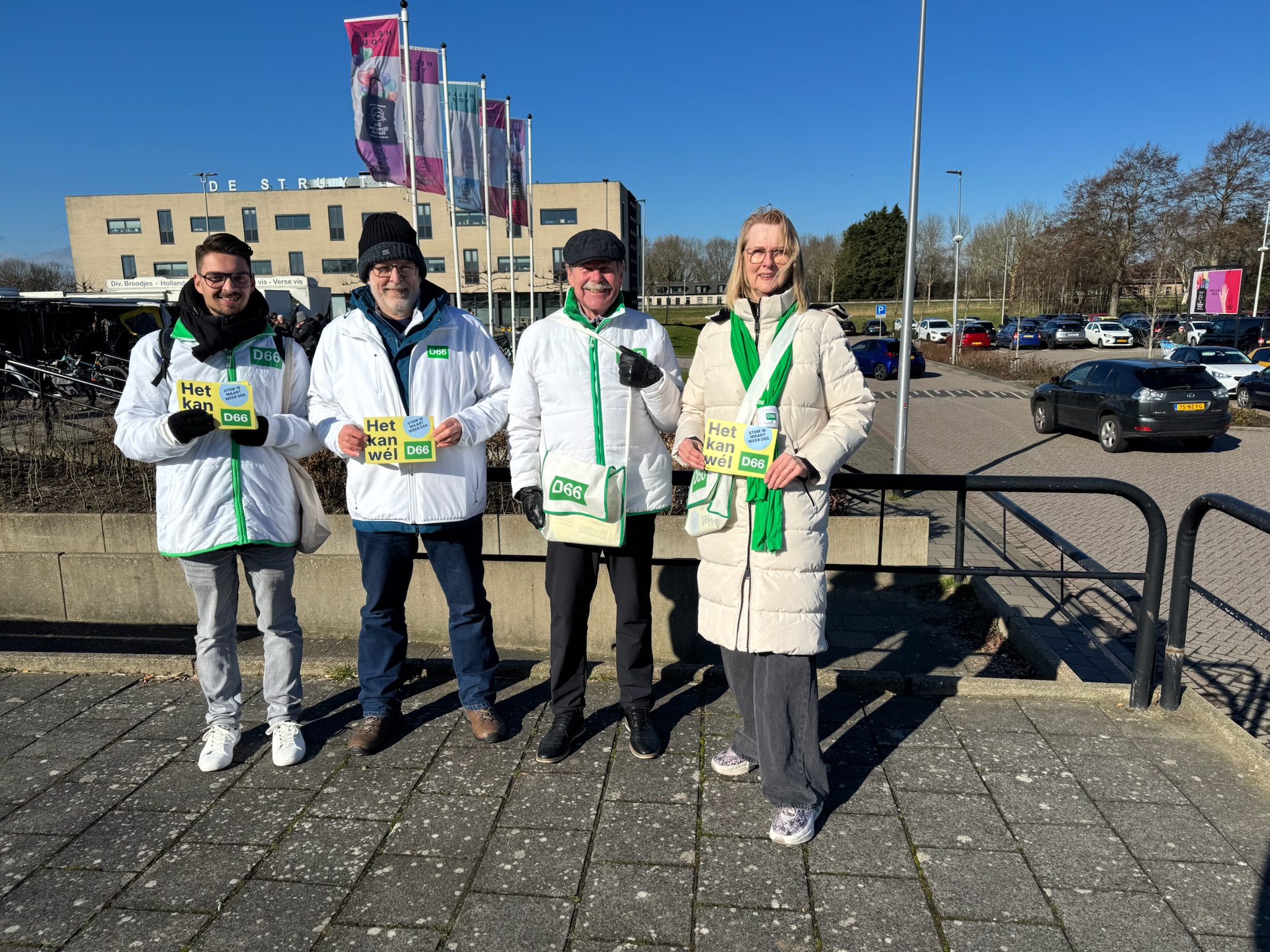 “Warm contact op een koude dag: D66 Voorne aan Zee in Hellevoetsluis!”