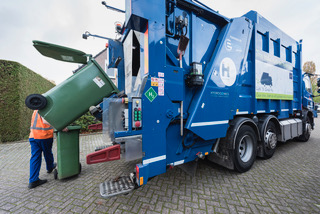 waterstof vuilniswagen, illustratief